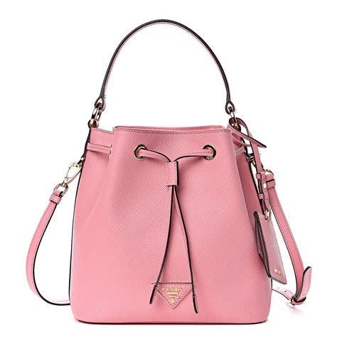 prada bucket bag pink